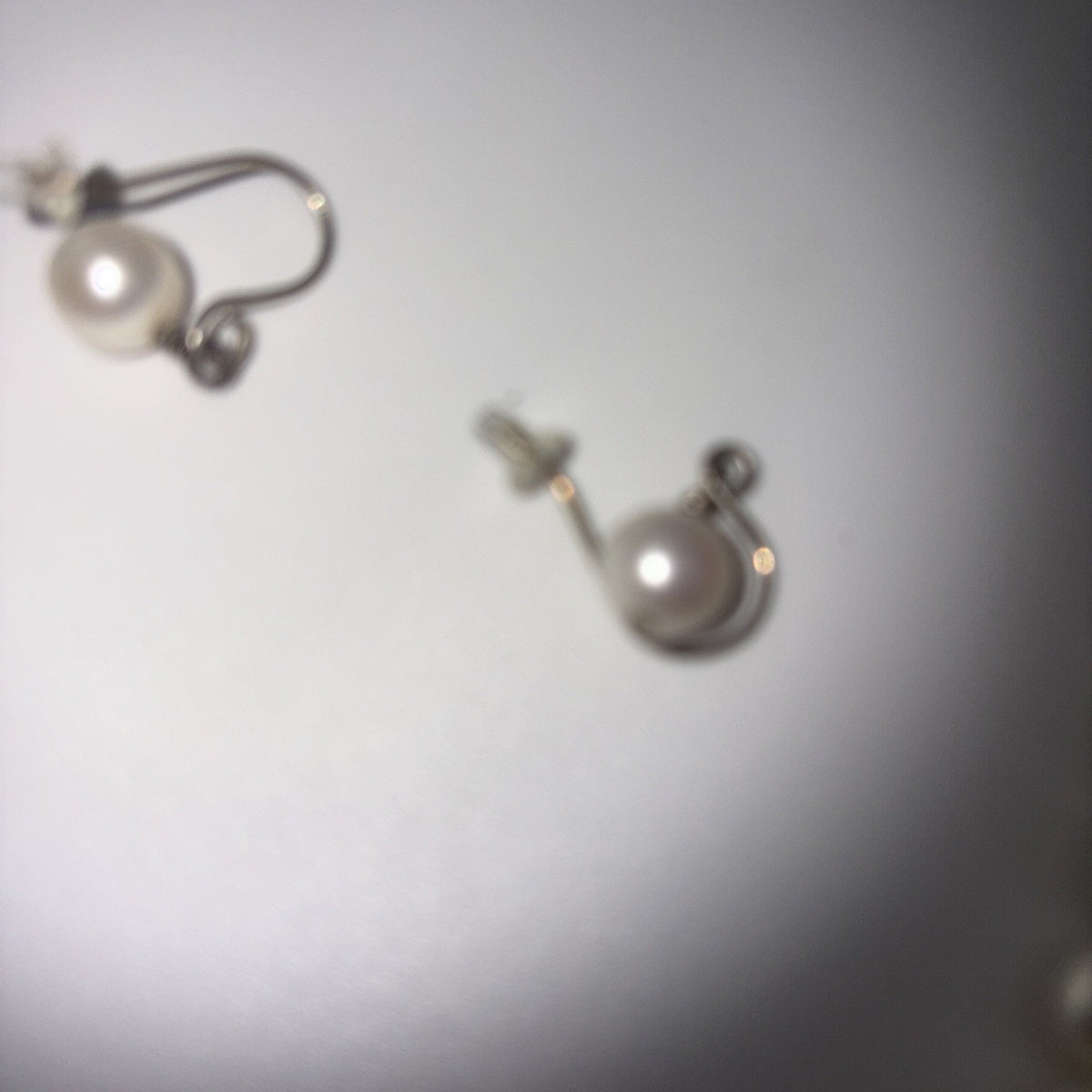 Natural MING Pearl Necklace Earring Set12mm Metallic Luster 935 Argentium Silver