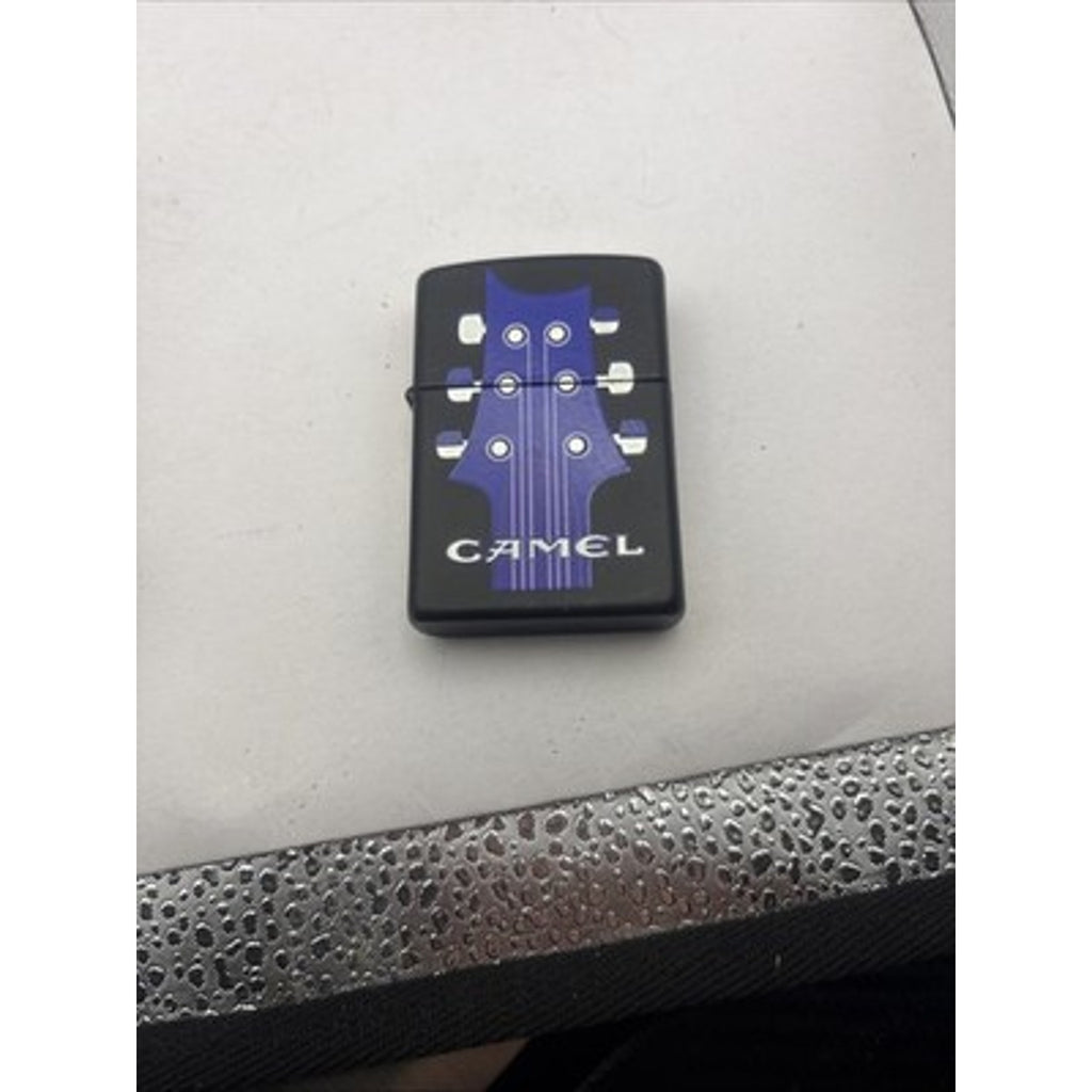 ZIPPO 1995 CAMEL GUITAR 6 STRING BLACK MATTE LIGHTER UNFIRED IN BOX G446