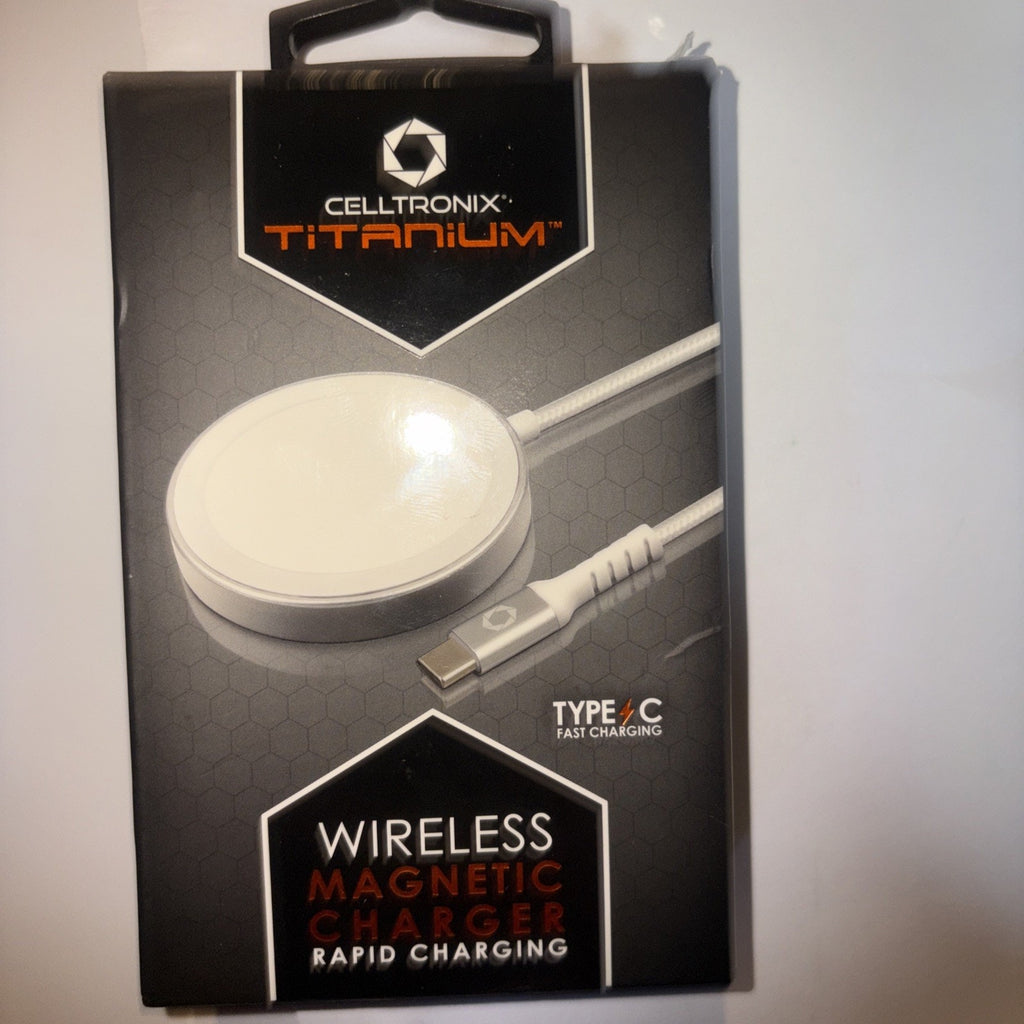 Celltronix Titanium Wireless Magnetic Charger 15W USB-C White