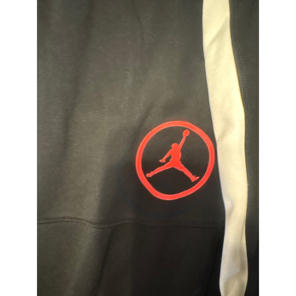 Jordan Men's Track Jacket and Pants Set Black White, Size xl