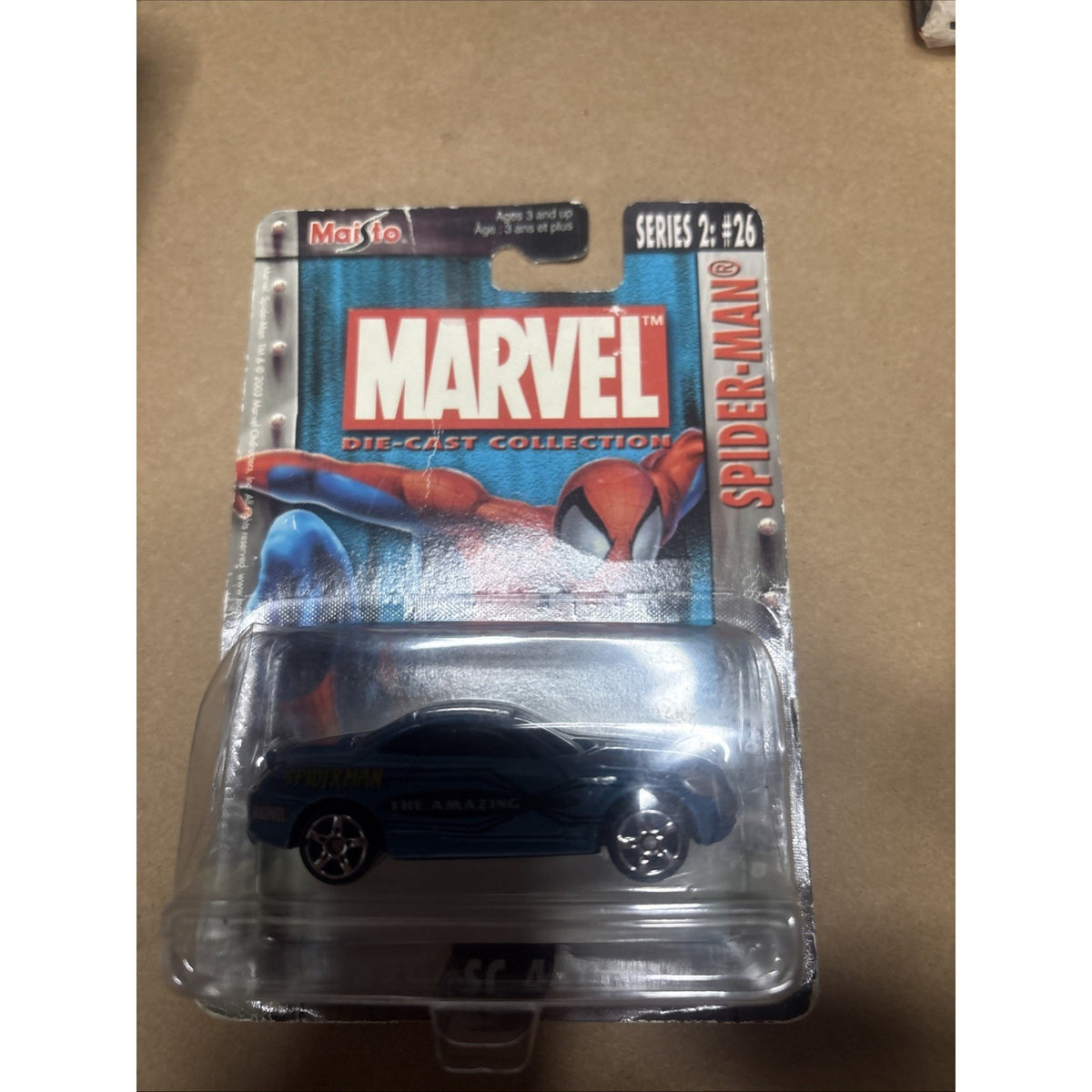 2003 Maisto Marvel Series 2 Lexus SC430 Spider-Man