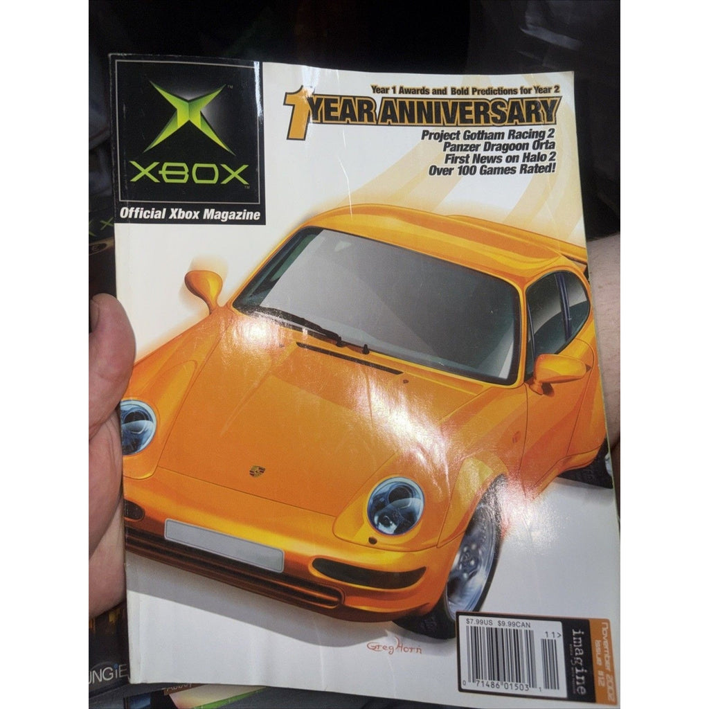 XBOX Magazine November 2002 - 1 Year Anniversary - Project Gotham Racing 2