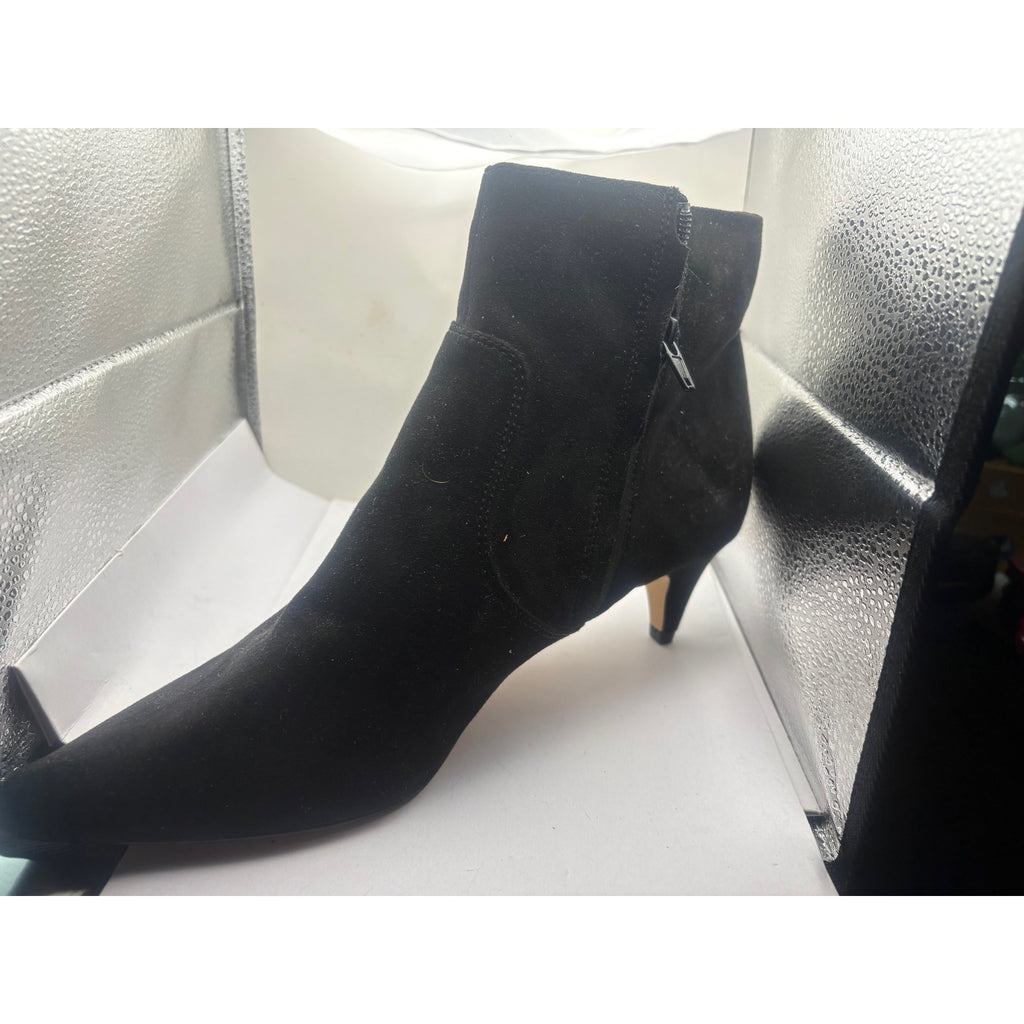 EXPRESS Women's Ankle Boots, Black Tan, Size 10