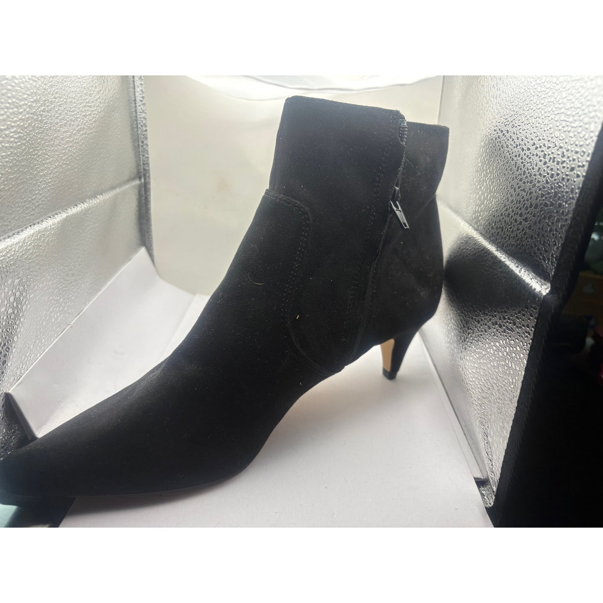 EXPRESS Women's Ankle Boots, Black Tan, Size 10