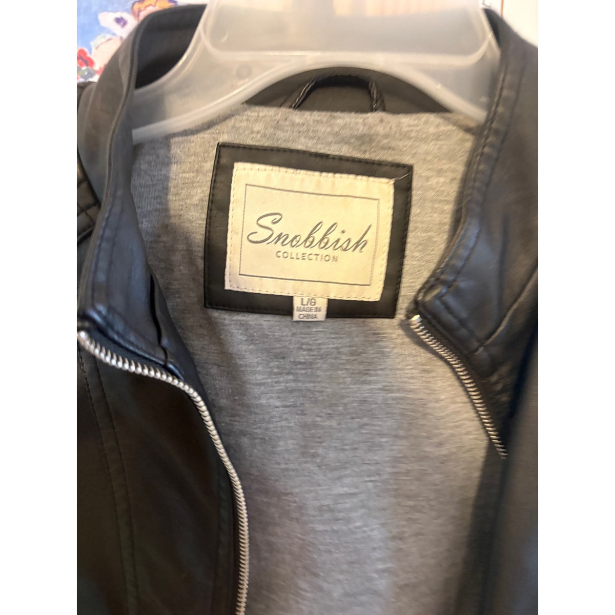 Snobbish COLLECTION Women's Faux Leather Biker Jacket