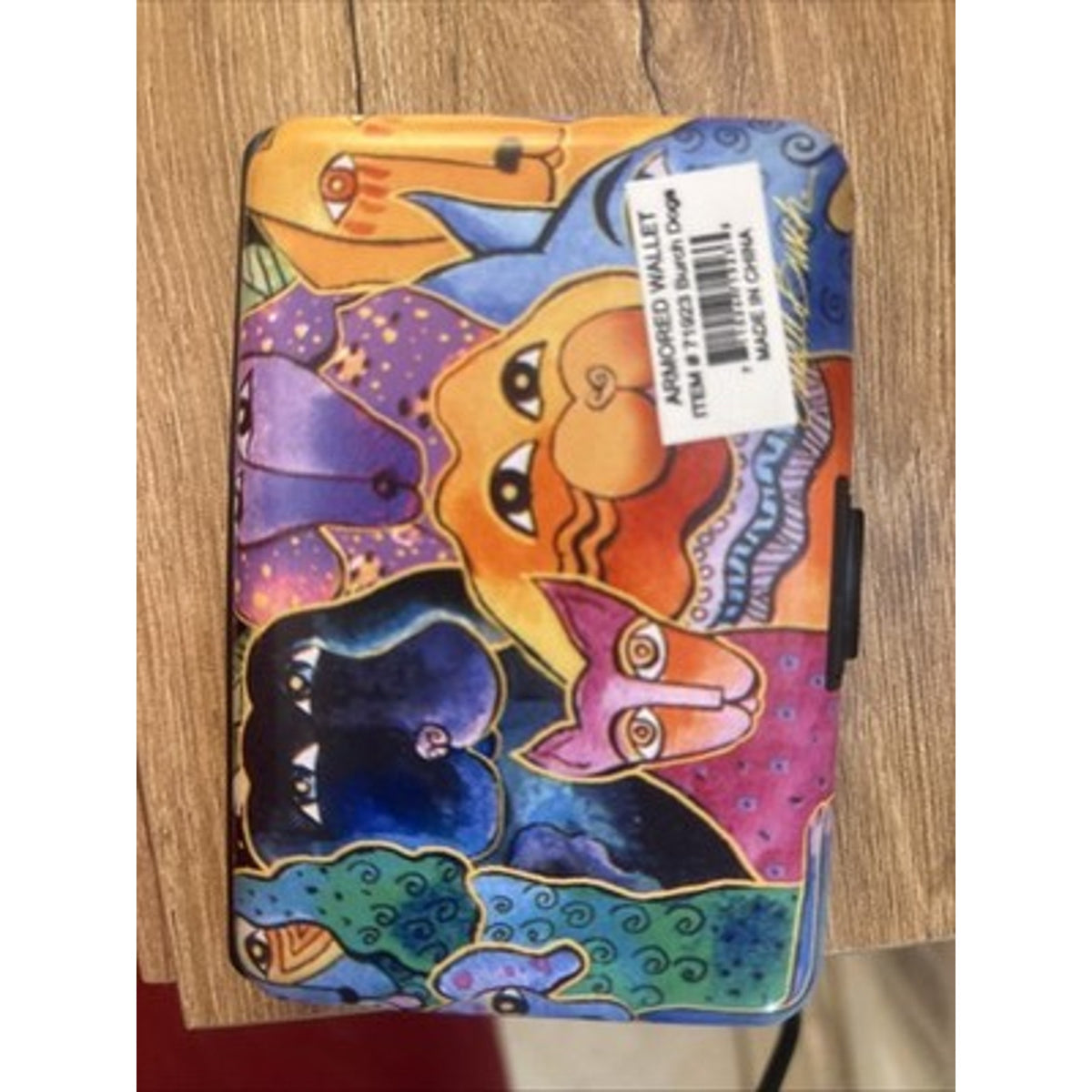 Laurel Burch RFID Armored Wallet Dogs and Doggies Protect from Identity Theft