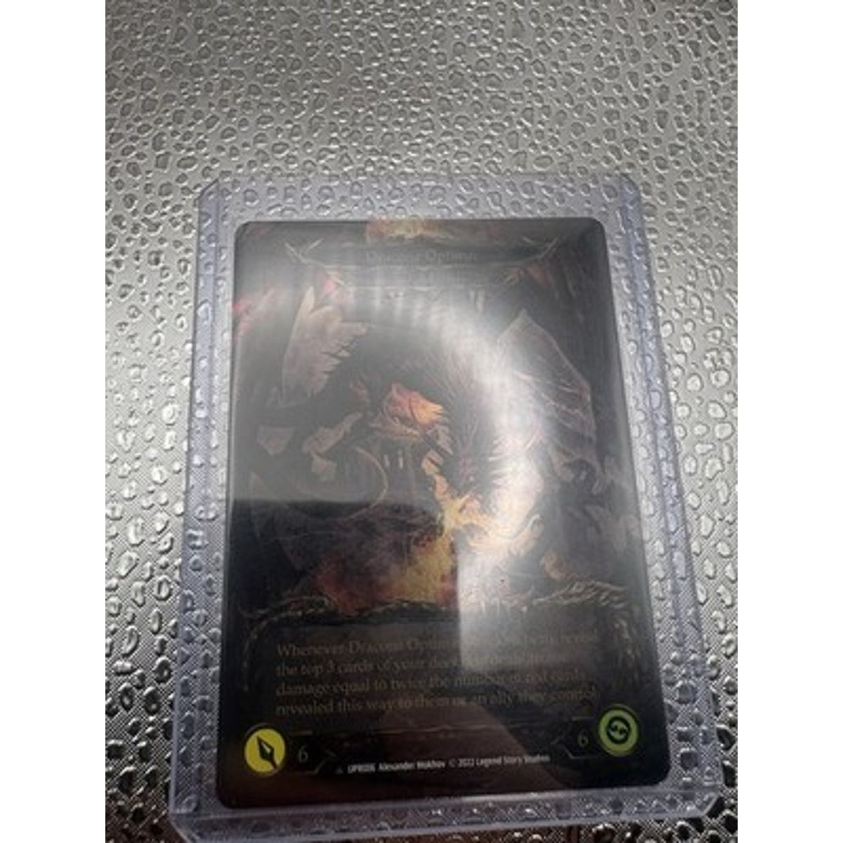 Invoke Dracona Optimai Dracona Optimai (Marvel) foil double side card lp