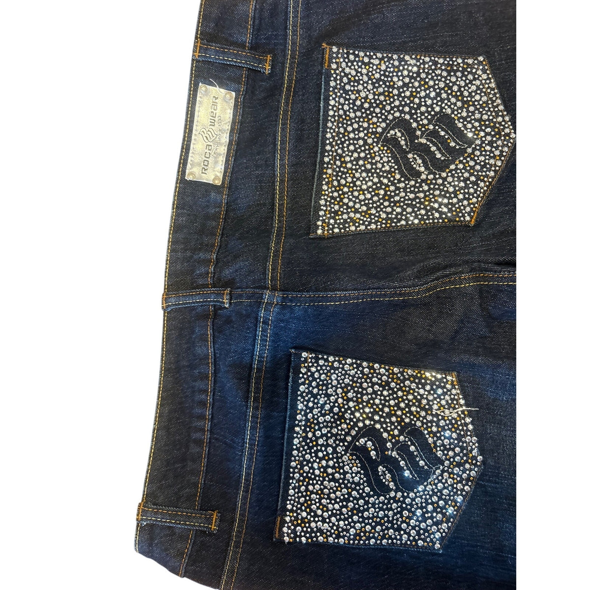 Rocawear Women's Jeans 11 Dark Wash Bootcut Embellished