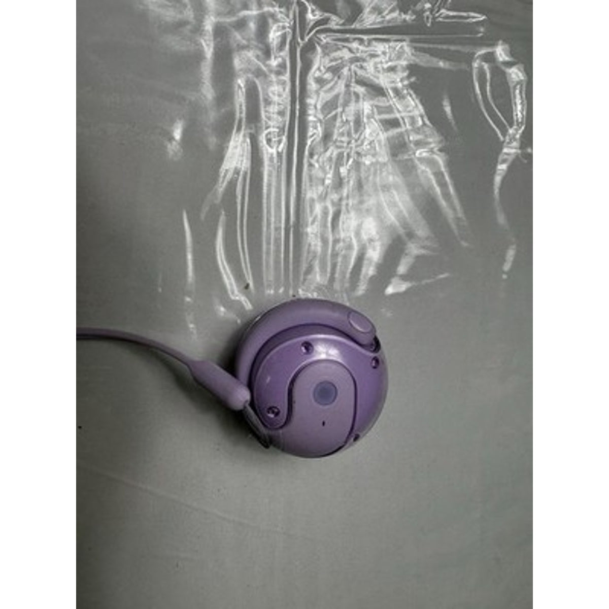 Purple Open Ear Bluetooth Wireless Earbuds Ear Hooks Charging Case