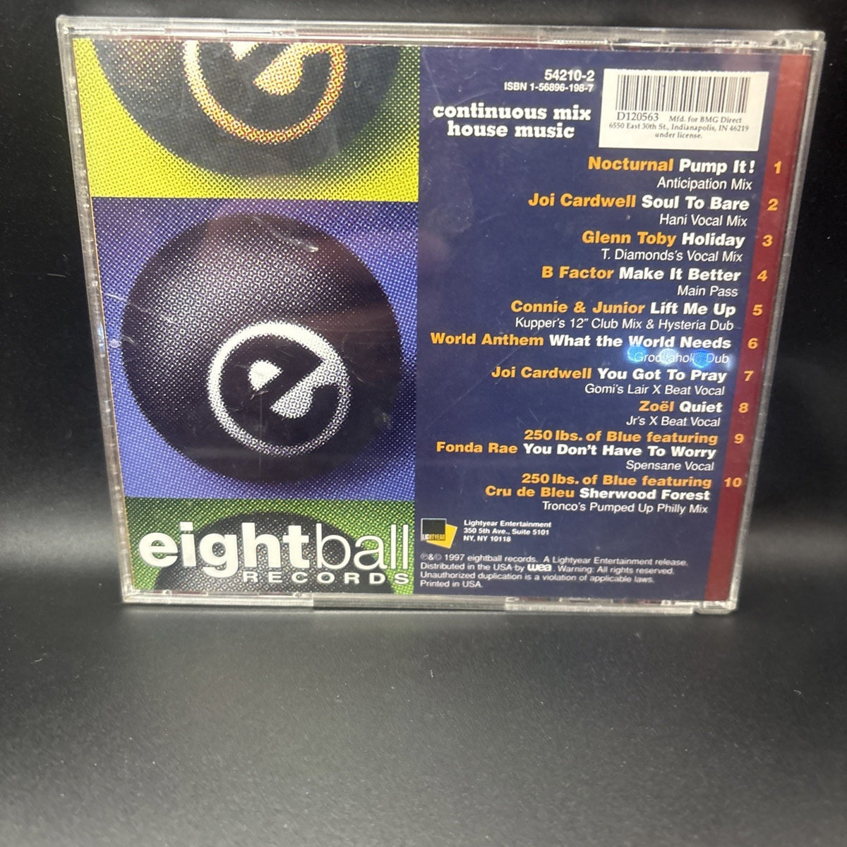 Dance For Me! Eightball Records House Mix 5 by Various Artists (CD BMG DIRECT)