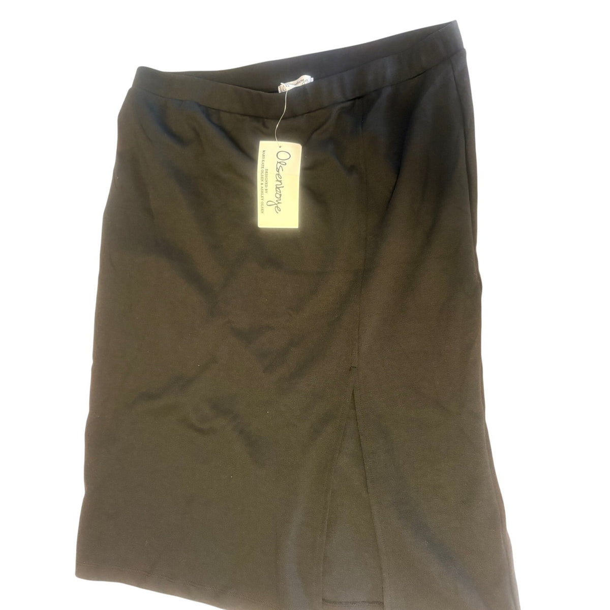Olsenboye Women's Wide-Leg Casual Pants XL Black Black
