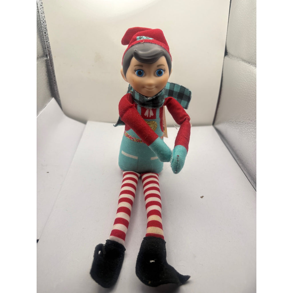 Elf on the Shelf Doll, Festive, Red and Blue, Plush