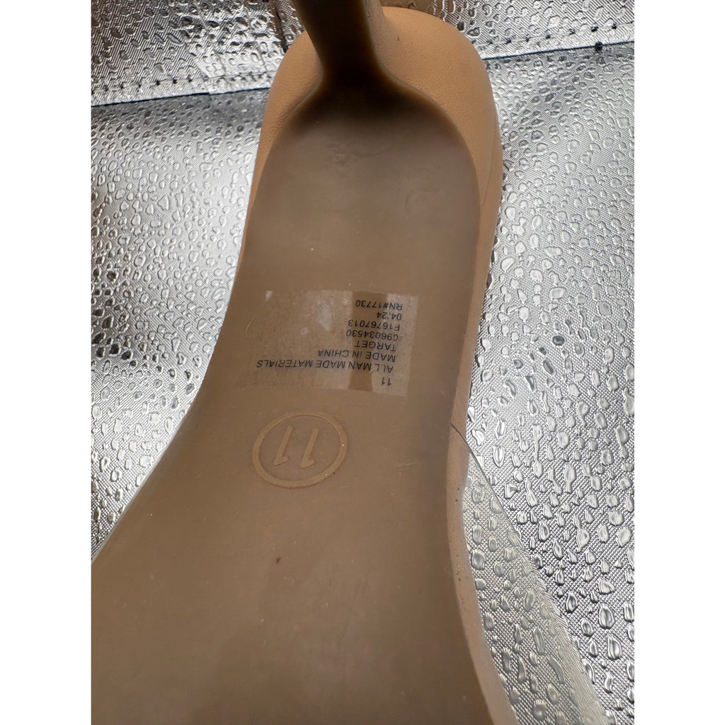 TARGET Women's High Heels in Tan and White, Size 11