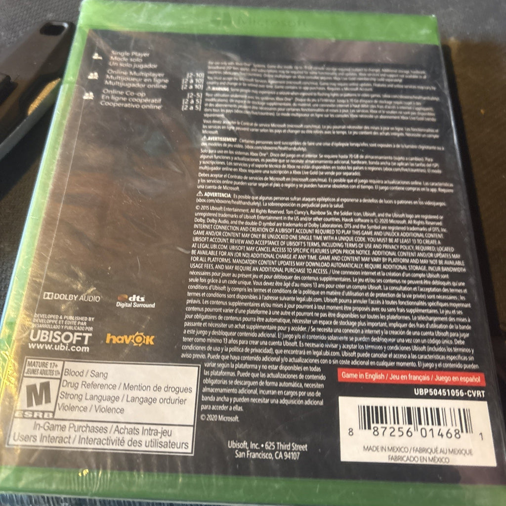 Tom Clancy's Rainbow Six Siege - Microsoft Xbox One