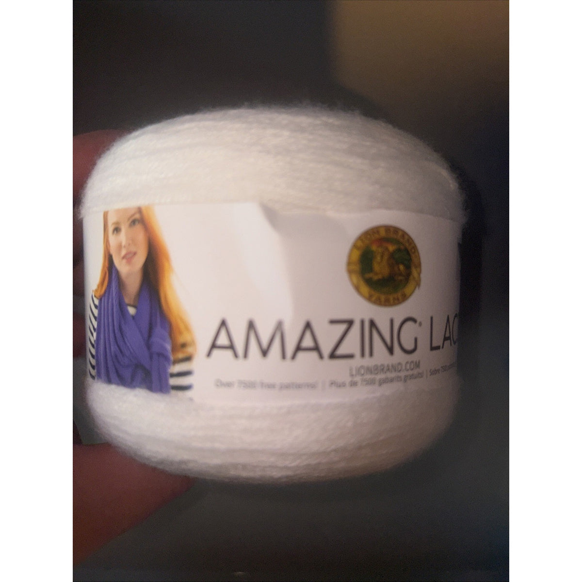 amazing lace doily white 1017 yd yarn