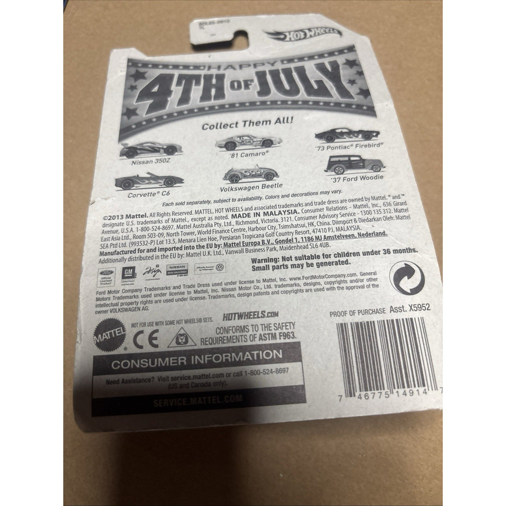 Hot Wheels 73 Pontiac Firebird 2014 4th of July 3/6