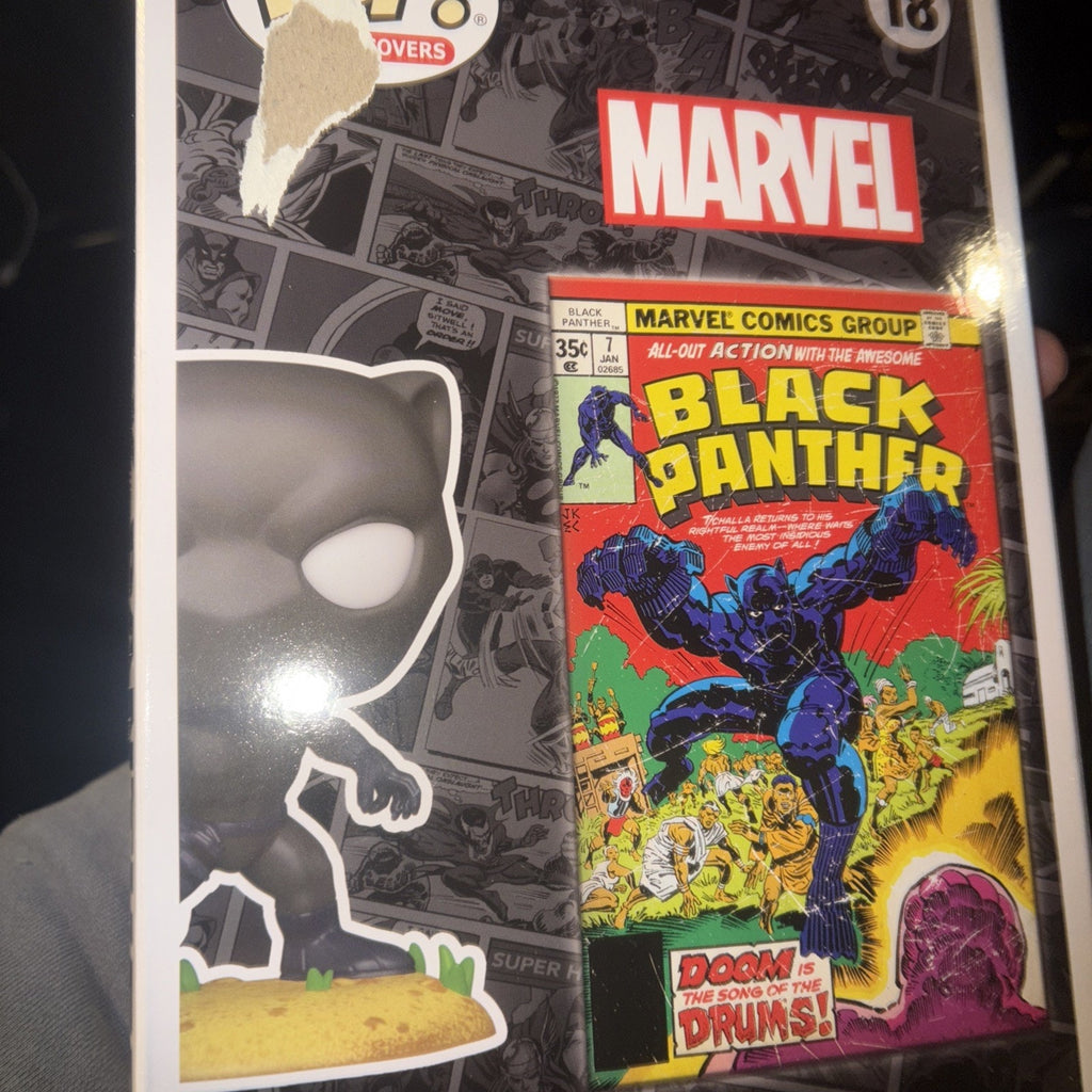 Funko Pop! Comic Book Cover with Case: Marvel - Black Panther #18