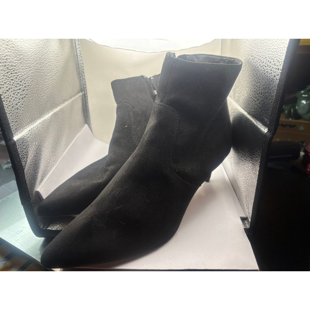 EXPRESS Women's Ankle Boots, Black Tan, Size 10