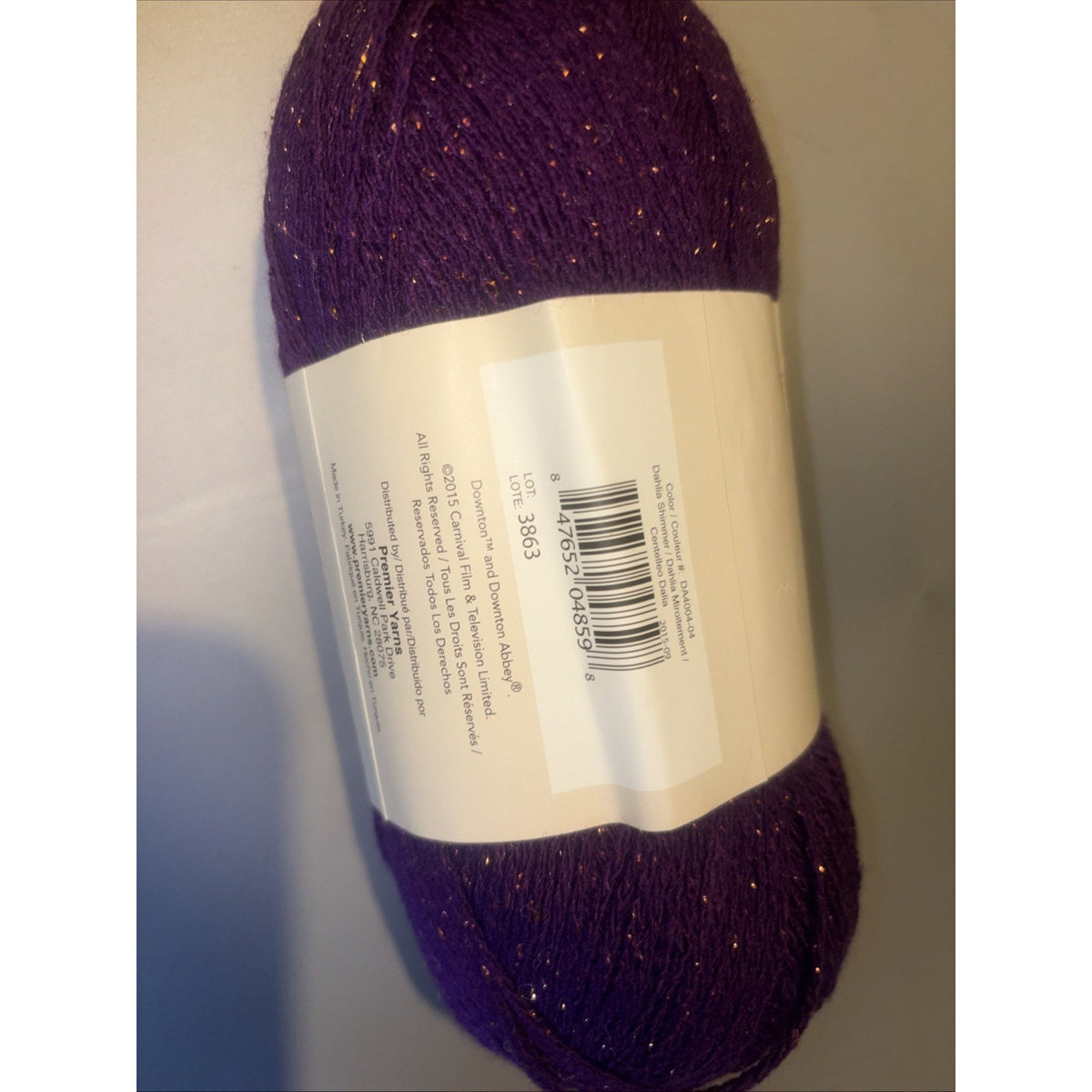 designer yarn downtown abbey lady mary color centelleo dalia