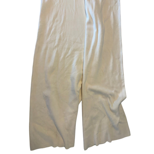 ALFANI Modern Lounge Pants US XL Cotton Blend Cream Multi Relaxed