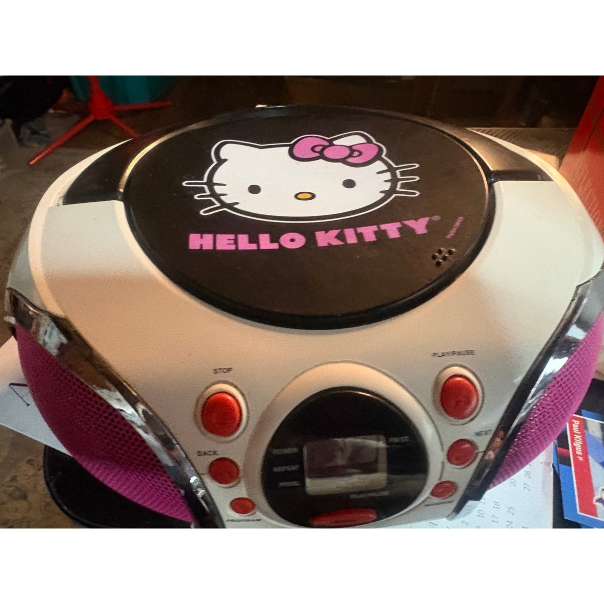 Hello Kitty Boombox CD Player Portable Electronics