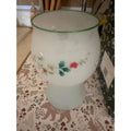 Pfaltzgraff Winterberry Frosted Glass Candle Holder, Holiday Decor