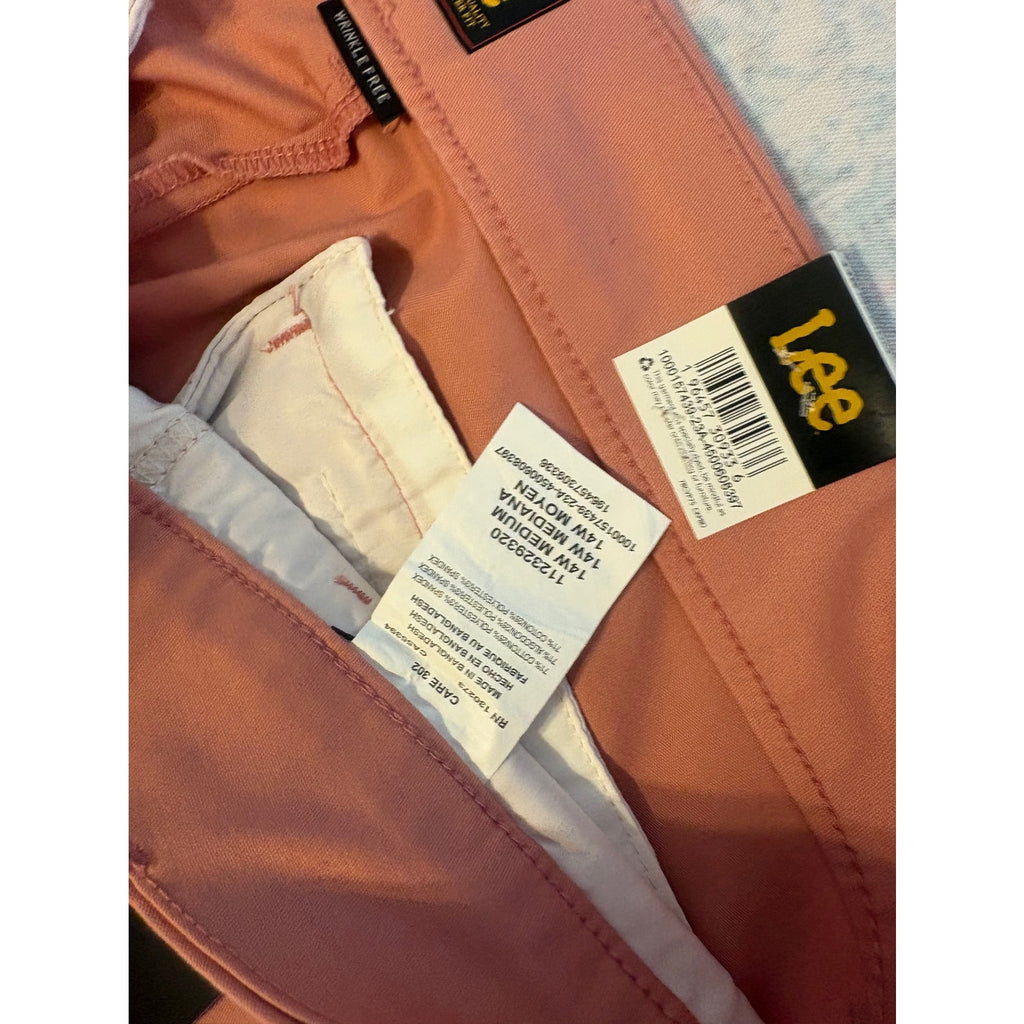 Lee Women's Mallory Chinos 18W Medium Pink Casual Pants