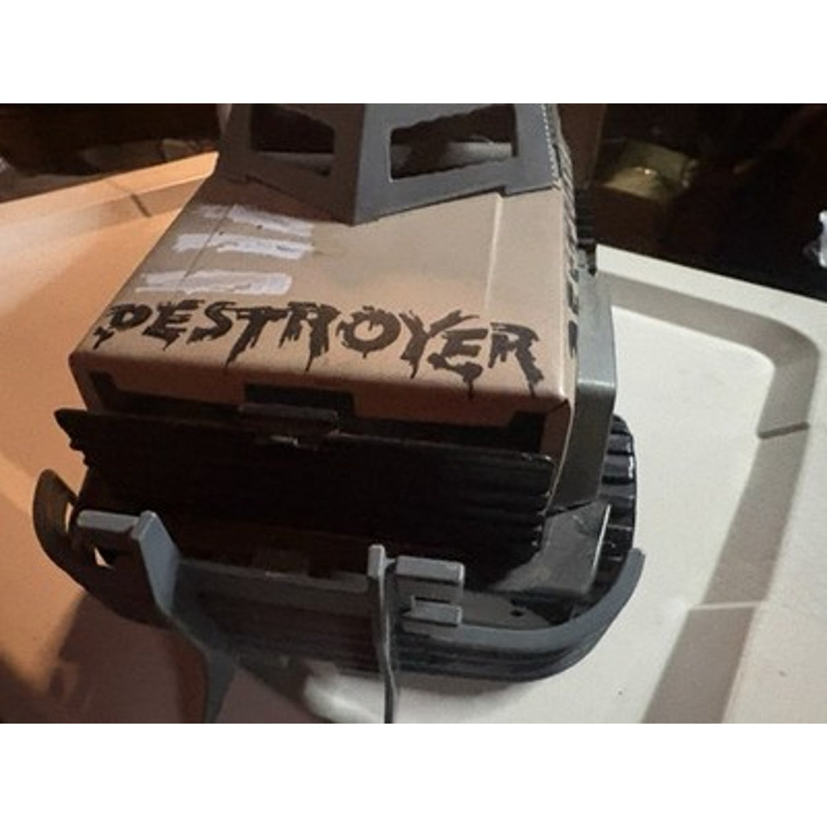 Vintage 1986 Steel Monsters Destroyer Dump Truck Tank Tonka Metal