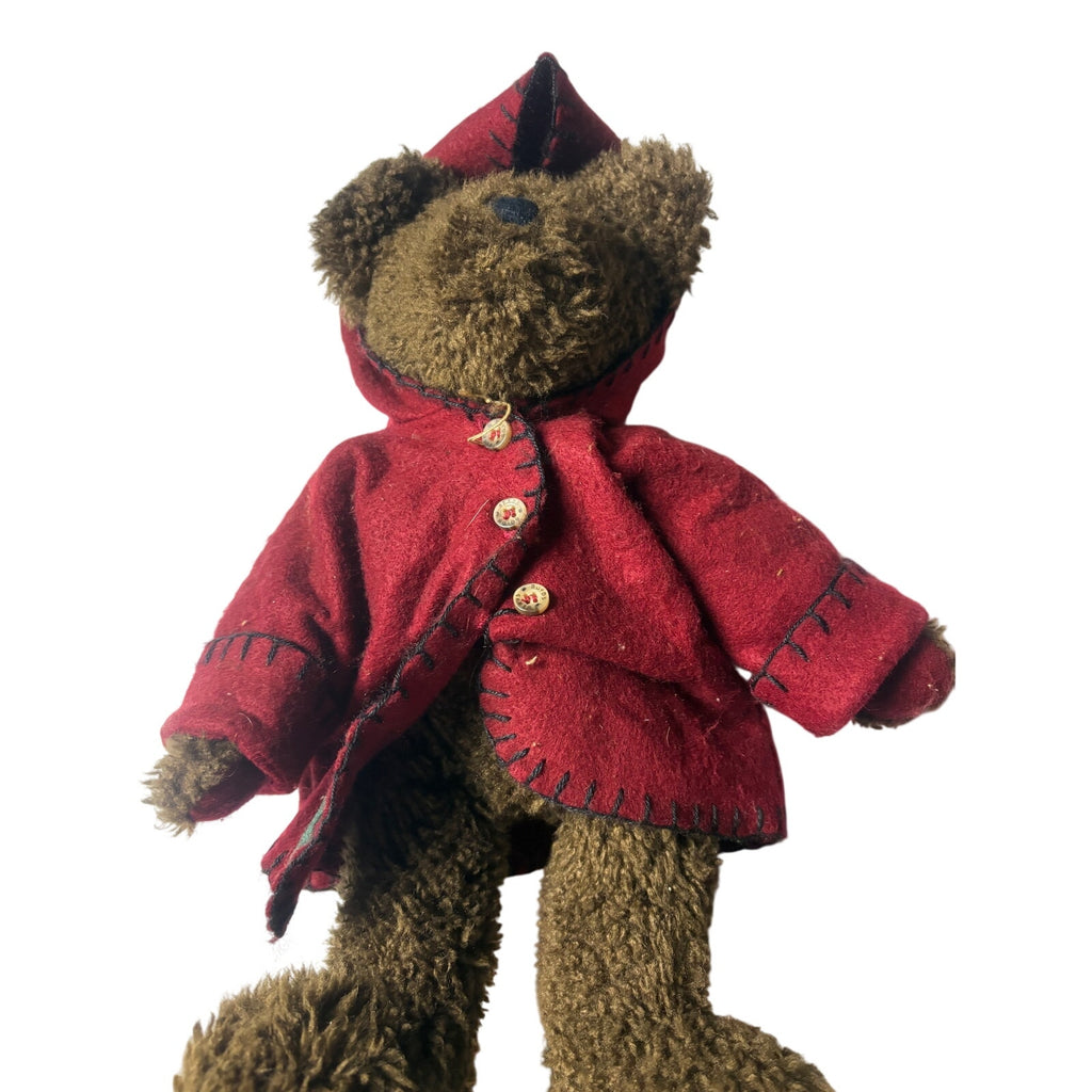 Boyds Bears 188-00 Plush Teddy Bear Red Hooded Christmas Collectible
