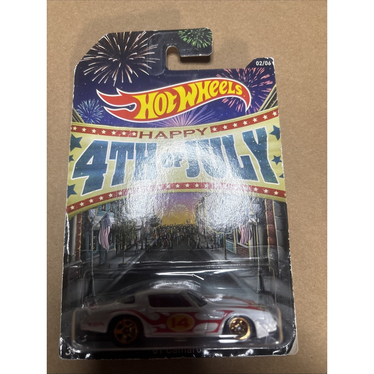 Hot Wheels 1981 Chevy Camaro. Rare,VHTF! '14 Happy 4th Of July Series #02/06.