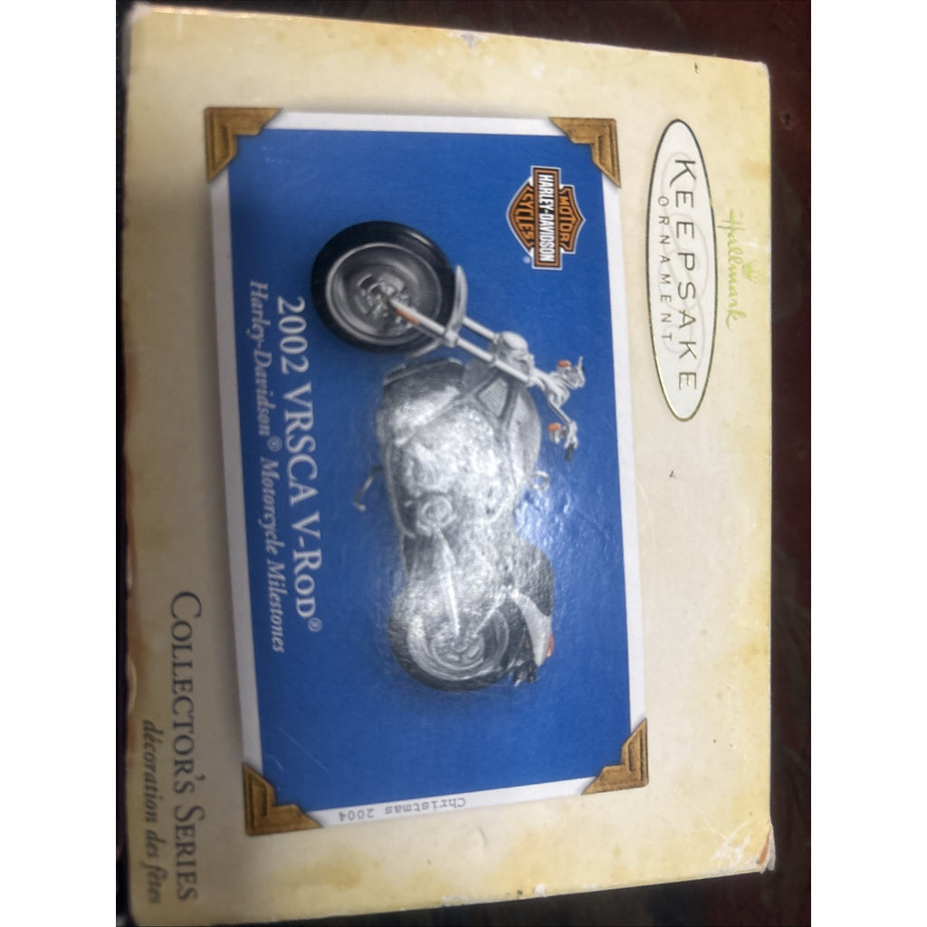 Hallmark Keepsake VRSCA V-Rod Harley-Davidson Ornament 2002 Die-Cast Metal
