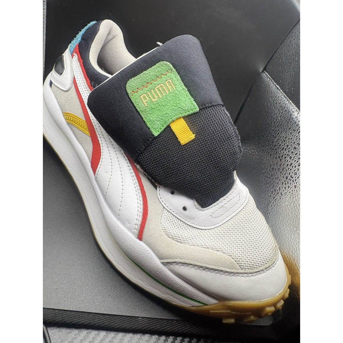 Size 8.5 - Puma Street Rider Unity White High Risk Red
