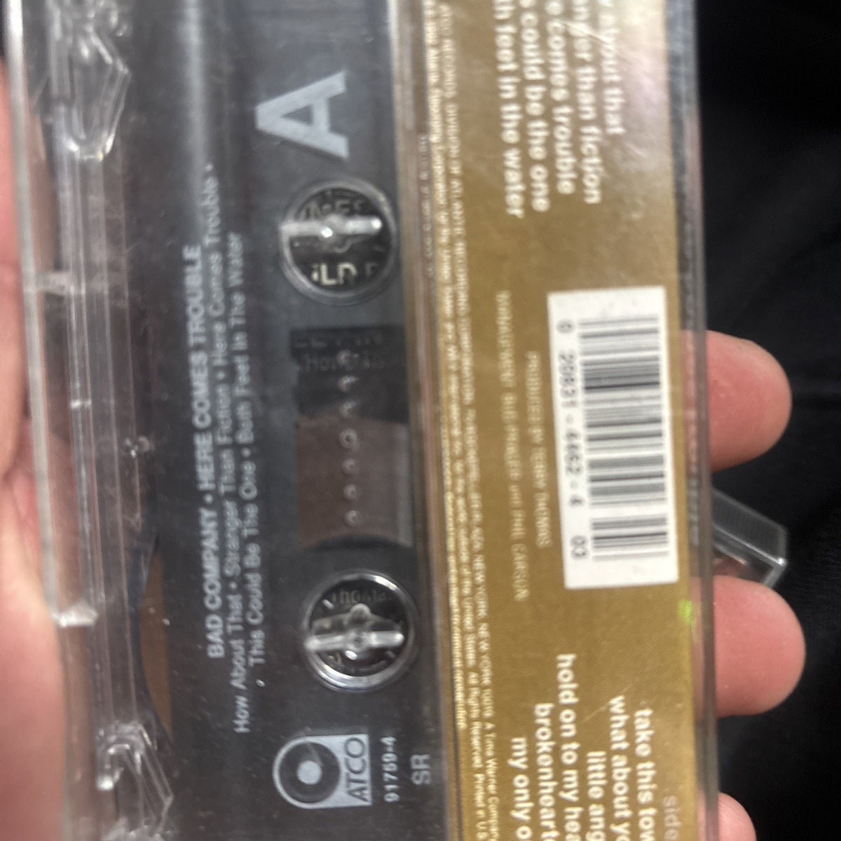 BAD COMPANY - HERE COMES TROUBLE - - CASSETTE TAPE