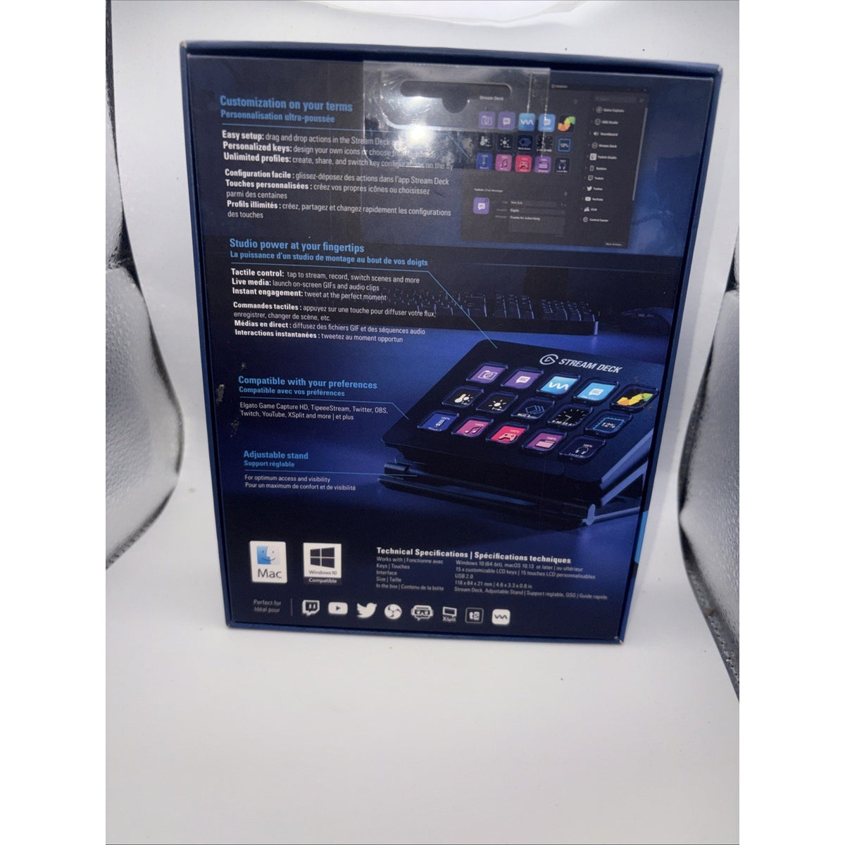 ELGATO STREAM DECK (GREAT CONDITION) BOX INCLUDED (GXRG)