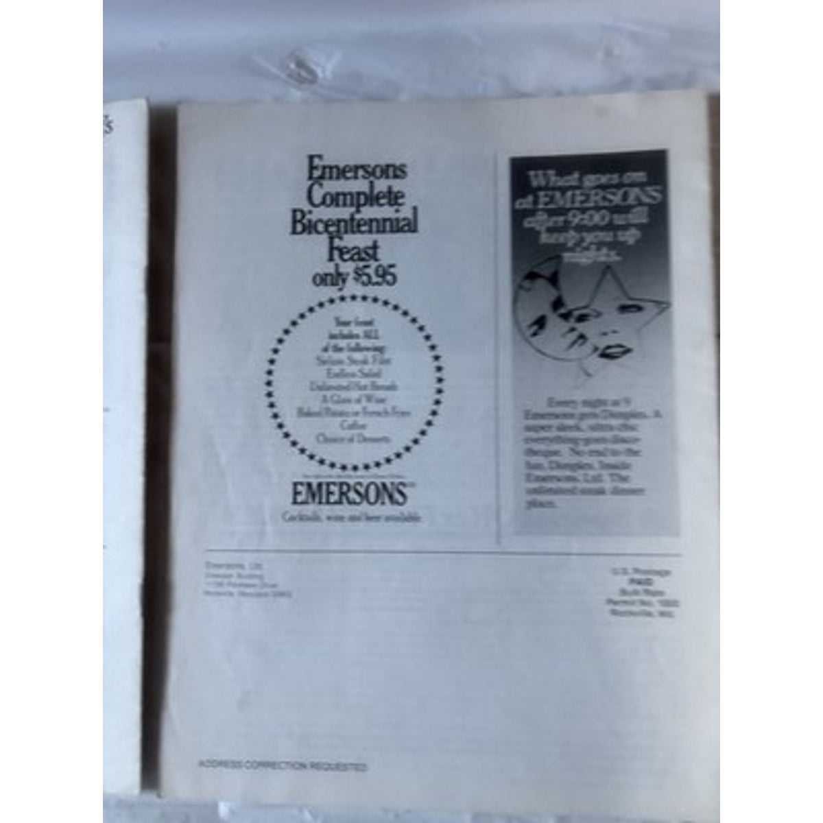ULTRA RARE 1975 Dimples Disco Magazine Lot Vol 1 No 2 3 4 Emersons Discotheque