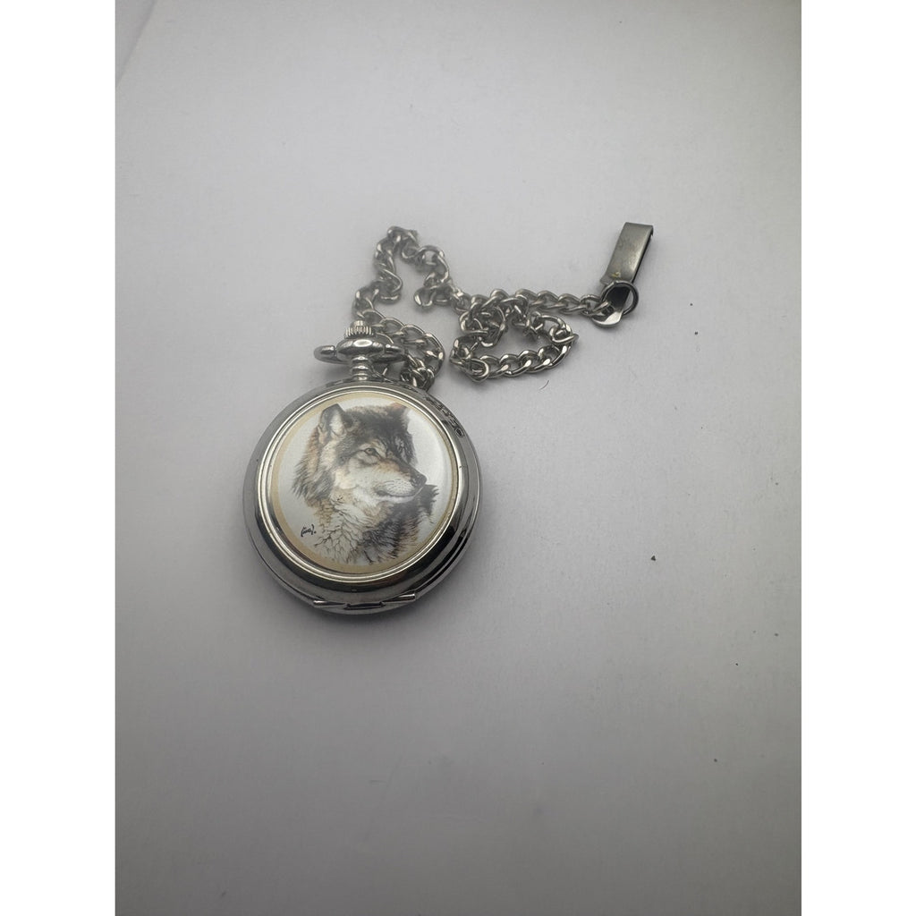 Westminster Wolf Pocket Watch Vintage Unisex Accessories