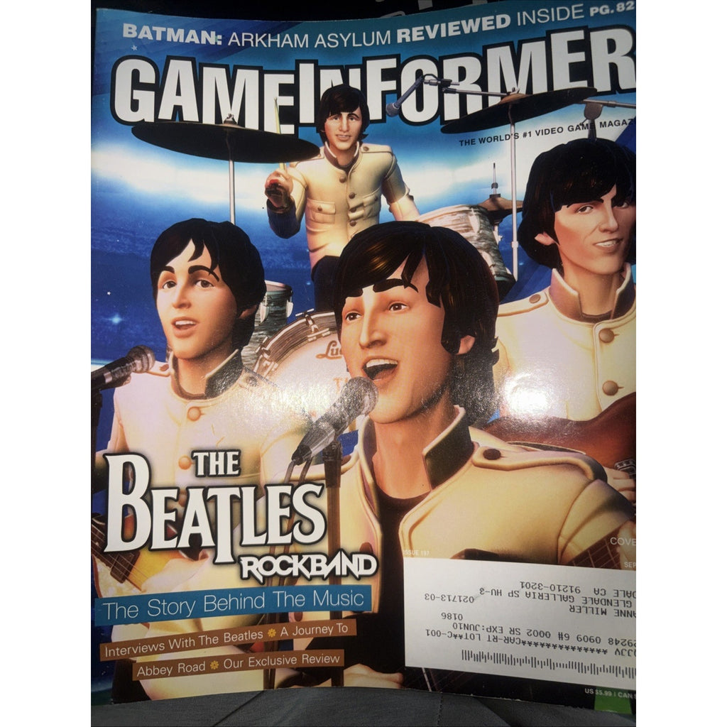 The Beatles Rockband Game Informer September 2009 Magazine