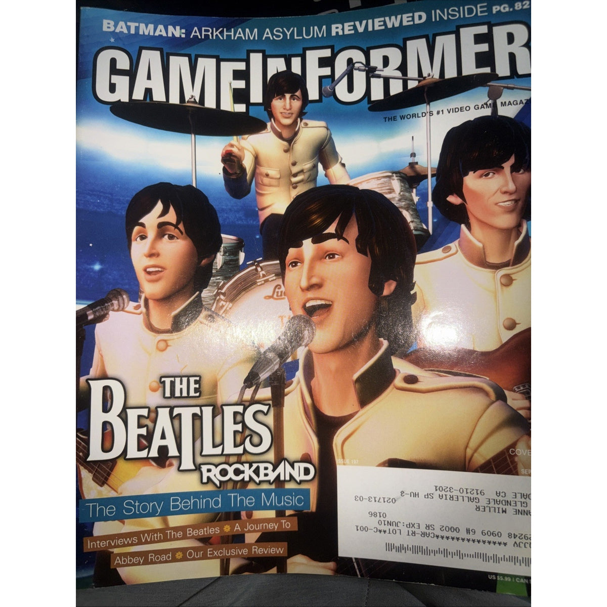 The Beatles Rockband Game Informer September 2009 Magazine
