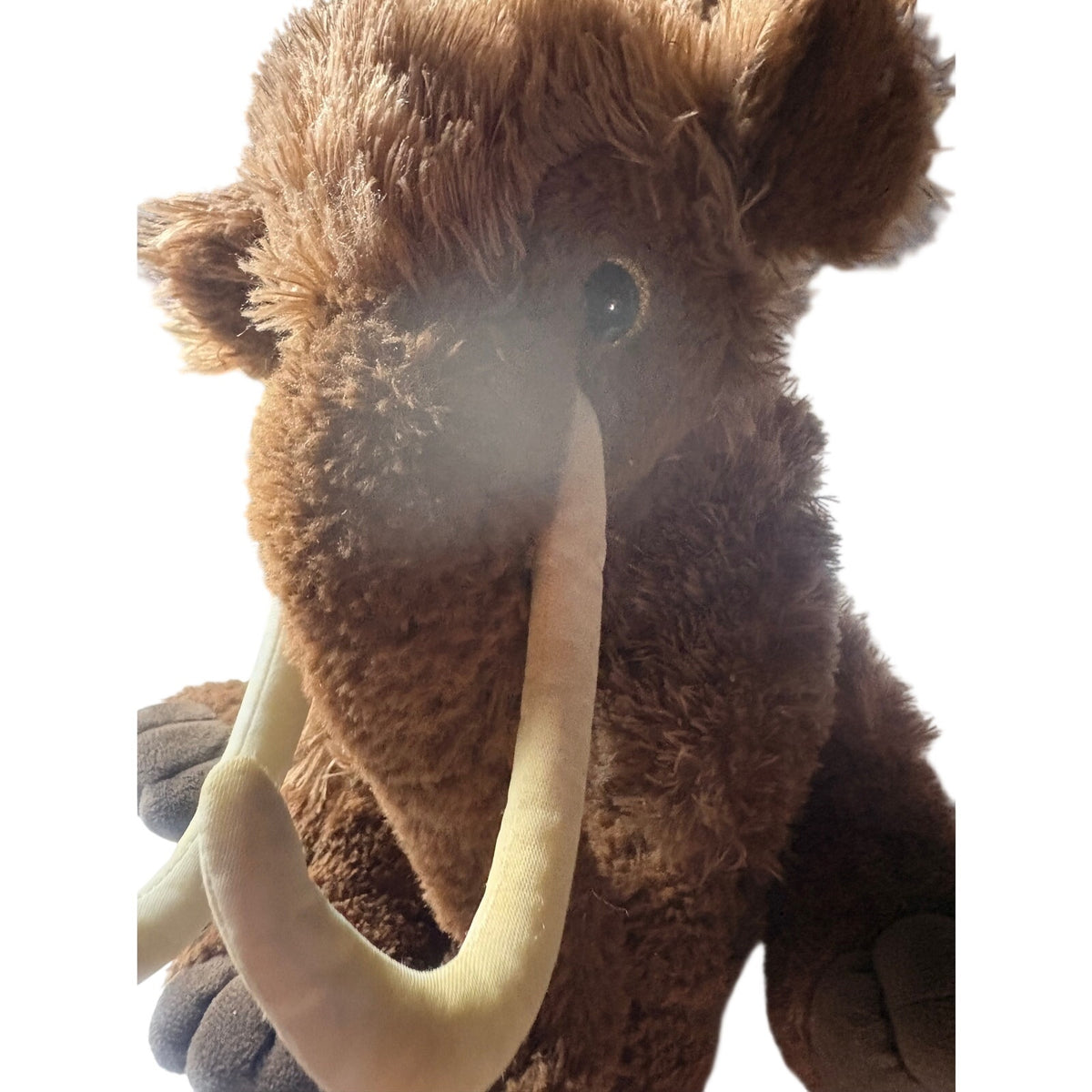 The Bear Factory Plush Stuffed Animal Mammoth Brown Cream Pre-Owned
