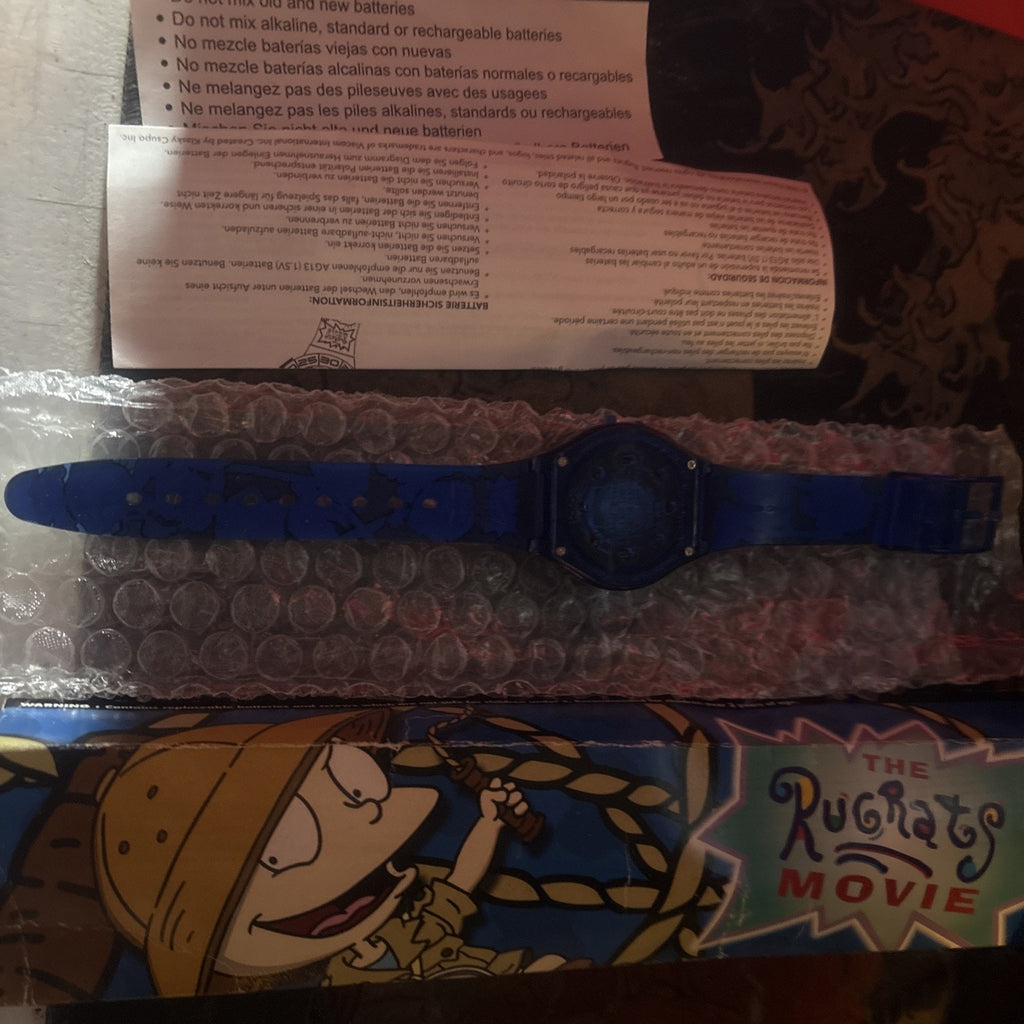 Vintage RARE 1998 Burger King Rugrats The Movie Tommy Watch New Open Box