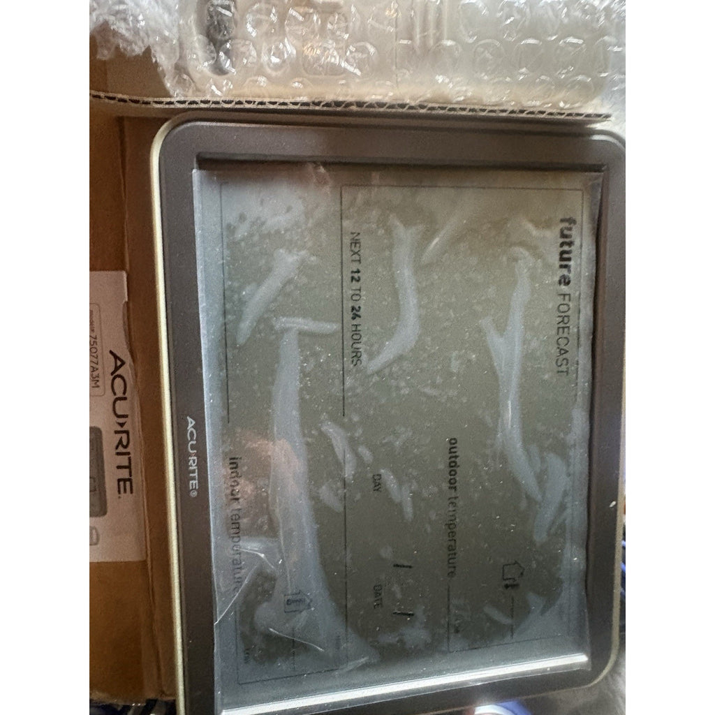 AcuRite 75077A3M Digital Weather Forecaster Indoor Outdoor Temp Display New