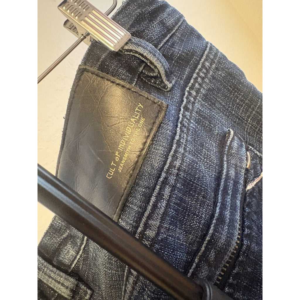 Cult of Individuality Greaser Moto Japanese Selvedge Jeans 40x34 650‑15B‑347B
