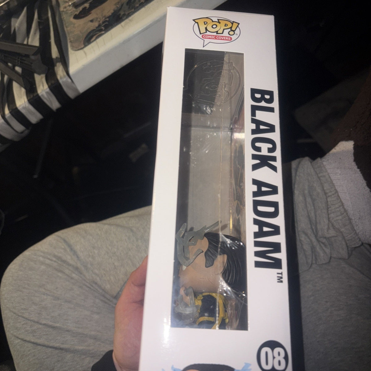 Funko Pop! Comic Book Cover with Case: DC Universe - Black Adam (Glows in the...