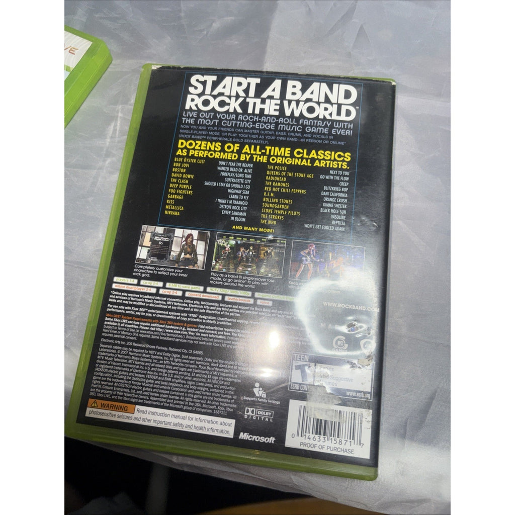 Rock Band - Microsoft Xbox 360