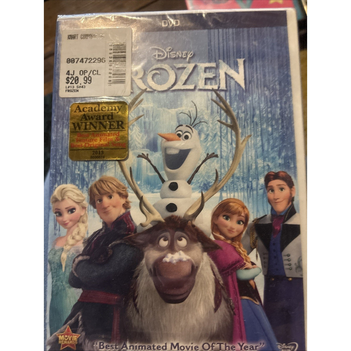 Frozen (DVD, 2013) Sealed New