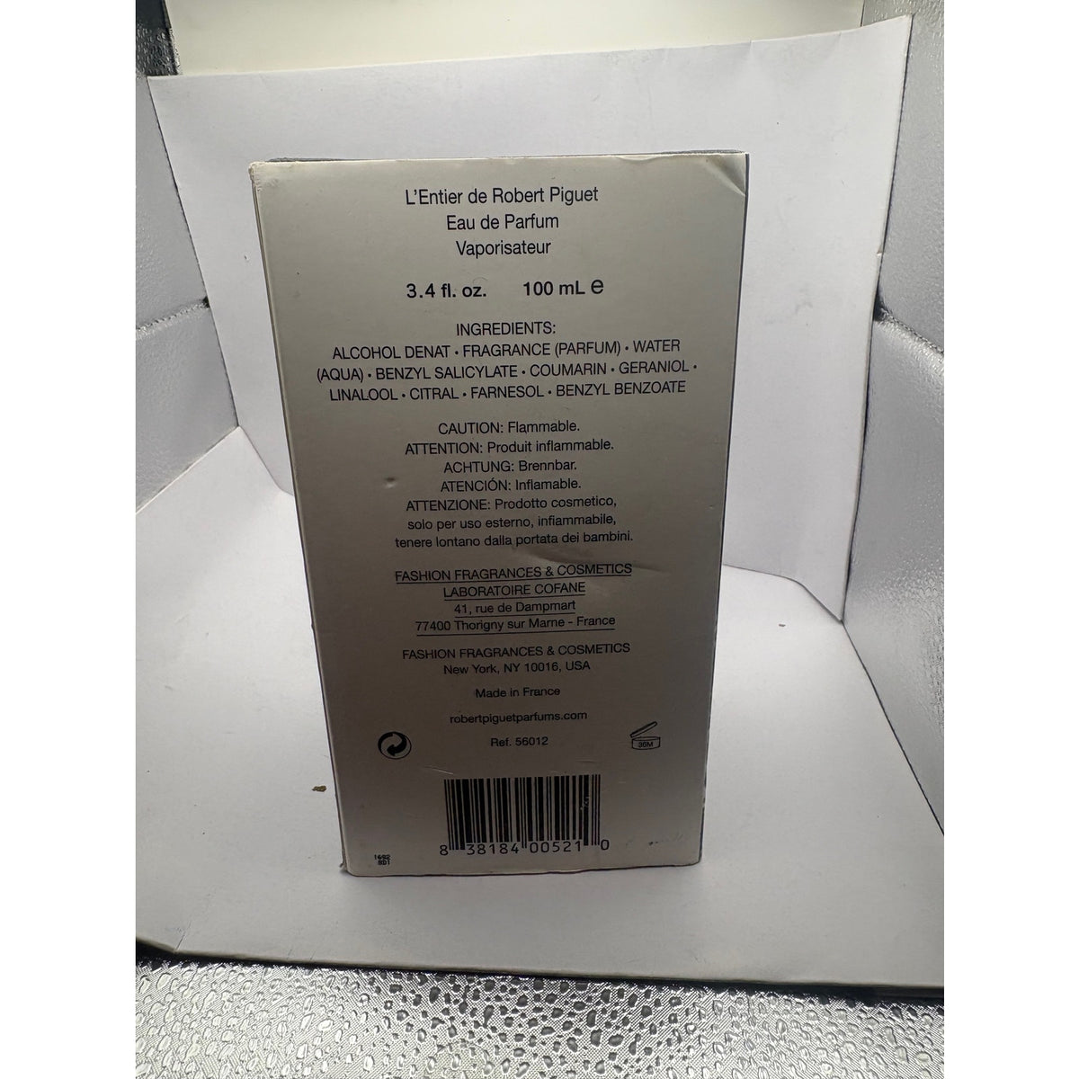 Robert Piguet L'Entier Eau de Parfum 3.4 oz Unisex
