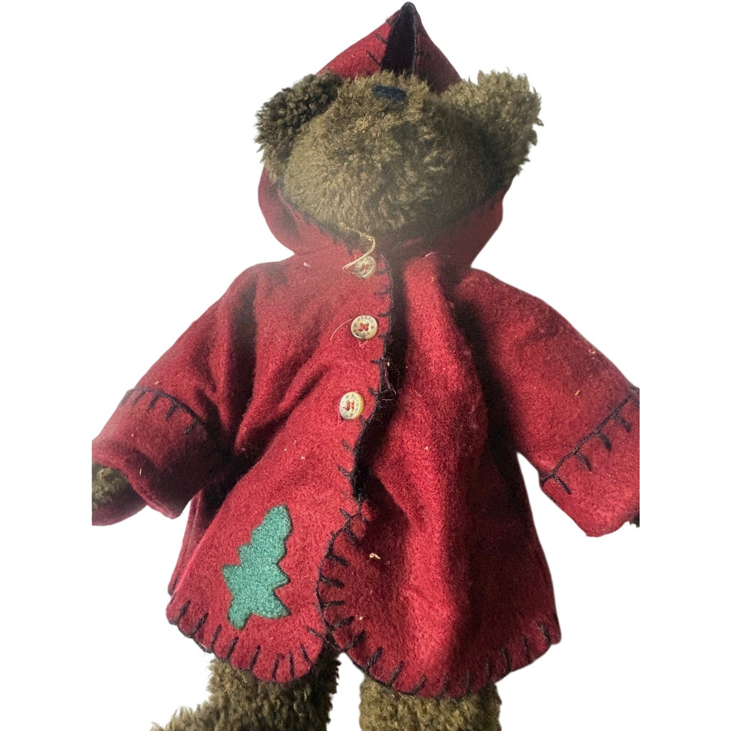 Boyds Bears 188-00 Plush Teddy Bear Red Hooded Christmas Collectible