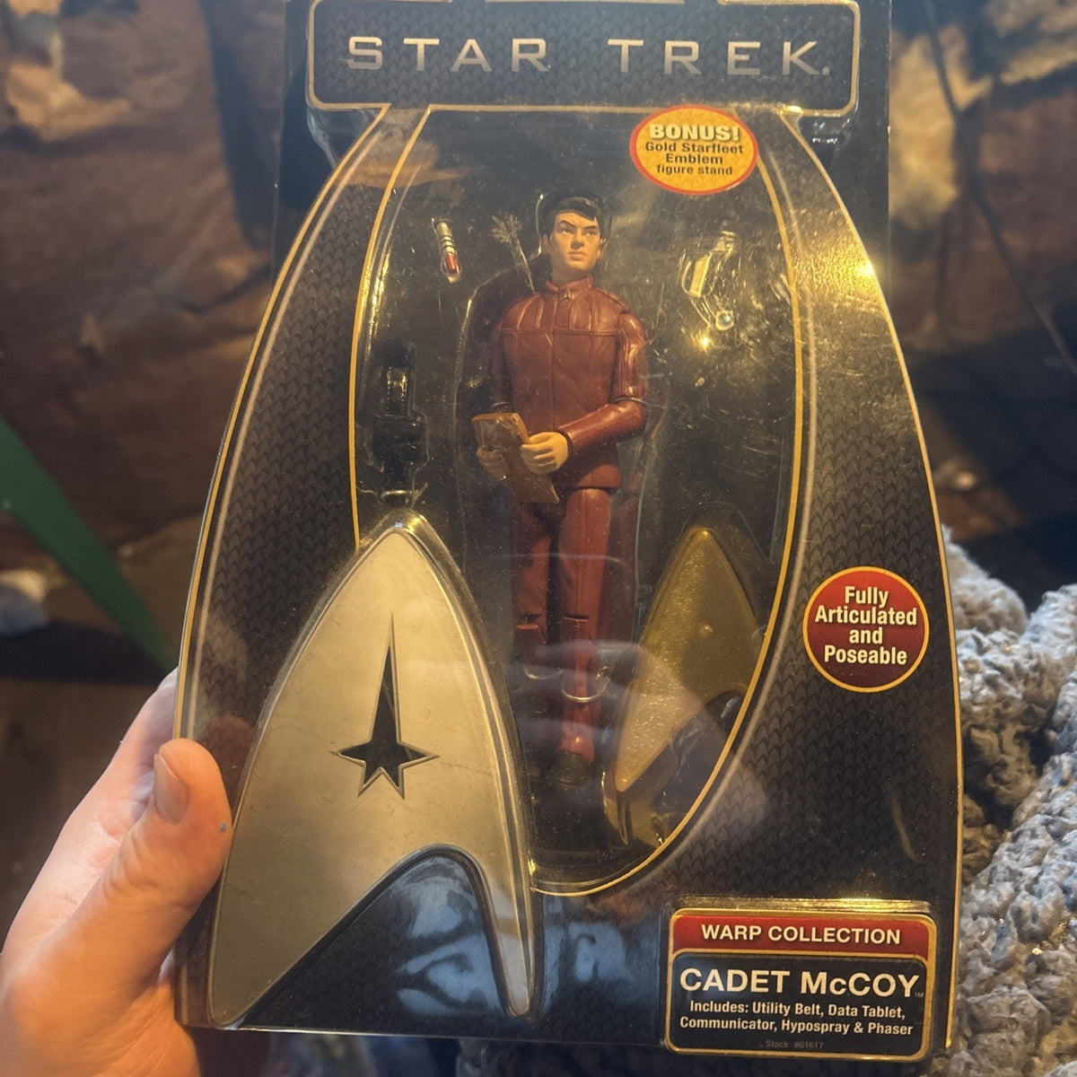 Playmates Toys Star Trek Movie Series Warp CollectionTall Fully Articulated and