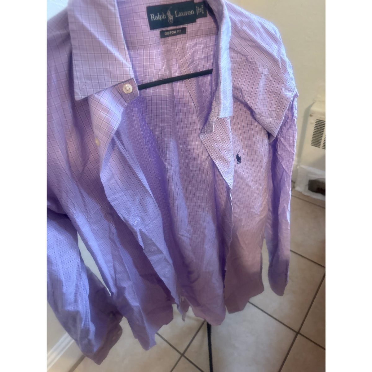 Ralph Lauren Men’s Custom Fit Plaid Button-Down Shirt