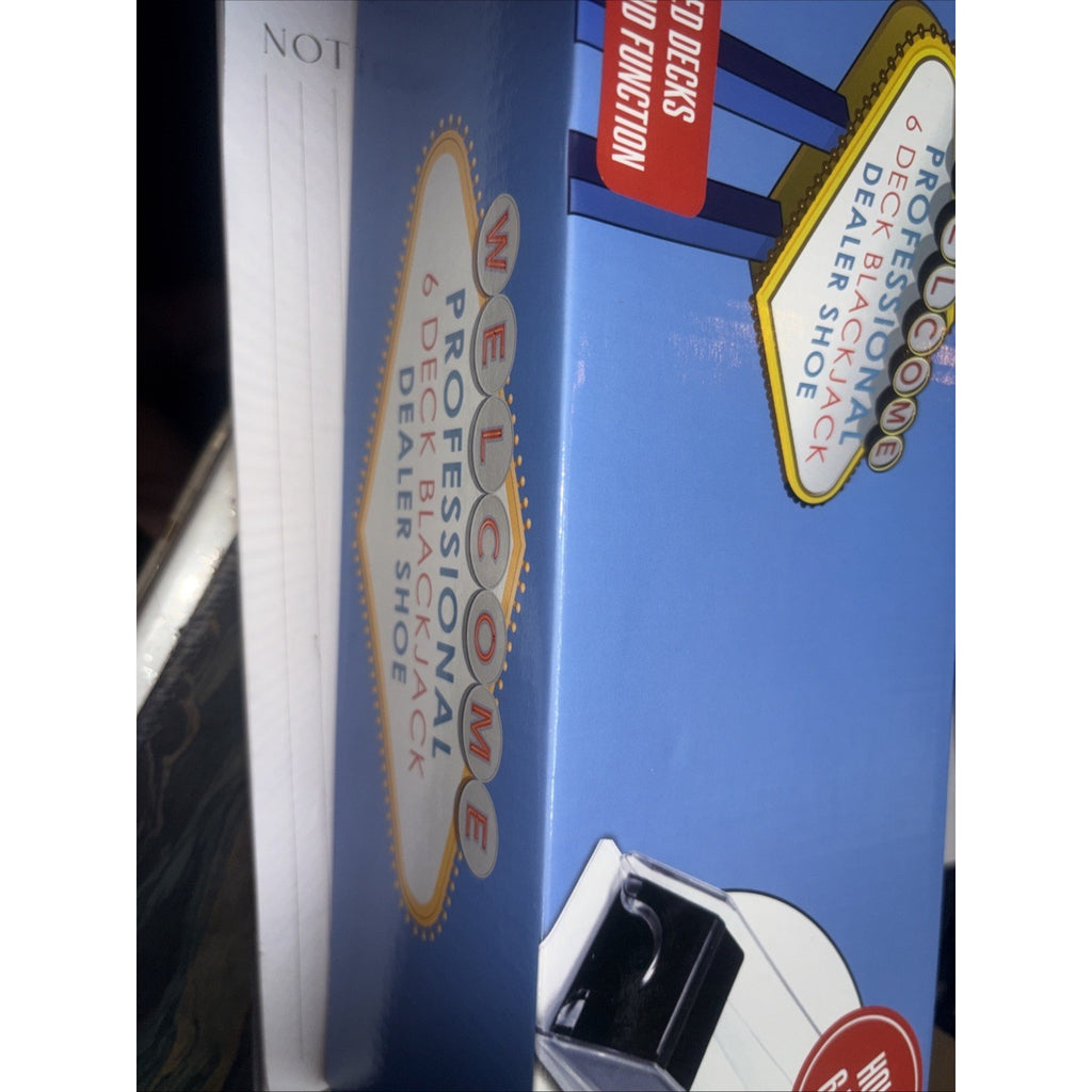 Brybelly Acrylic 6 Deck Blackjack Dealer Shoe Standard Size Cards New Sealed